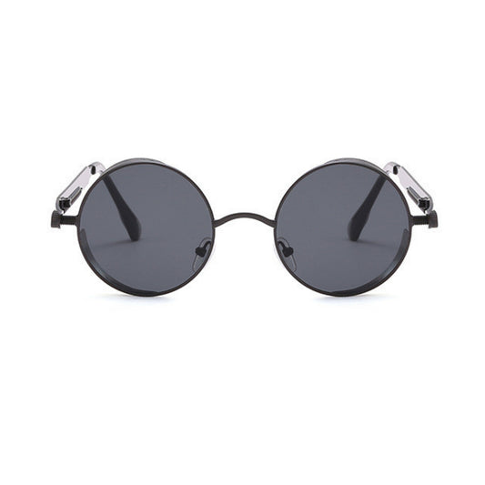 Γυαλιά ηλίου (στρογγυλά) Mone της Exposure Sunglasses με προστασία UV400 με μαύρο σκελετό και μαύρο φακό.